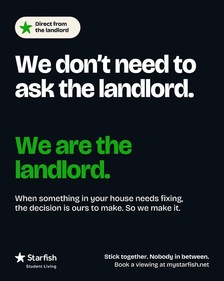 Black post: “We don’t need to ask the landlord. We are the landlord.”