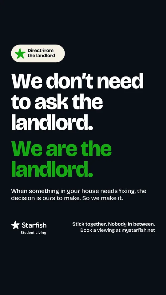 Tall Story ad: “We are the landlord.”